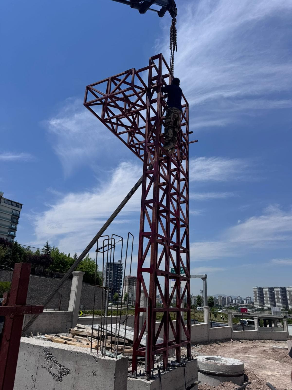 Ankara park ve site bahçe çelik aydınlatma direği imalatı